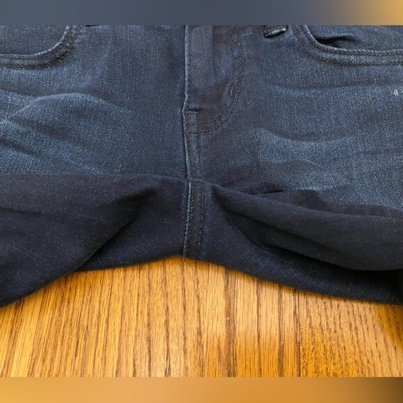 American Eagle Dark Wash Denim Super Low Stretch Skinny Jegging Jeans - Picture 6 of 16